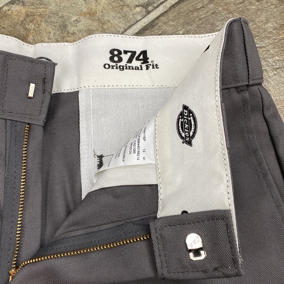 Dickies BRAND NEW 874 Original Fit Work Pants, 30W34L, Slate Grey - Picture 8 of 11